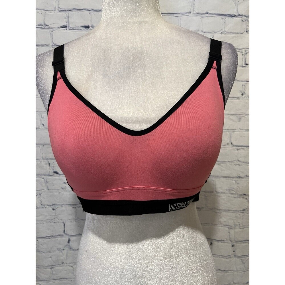 Victoria Sport by Victoria’s Secet Pink Sport Bra Adjustable Straps Size 34C